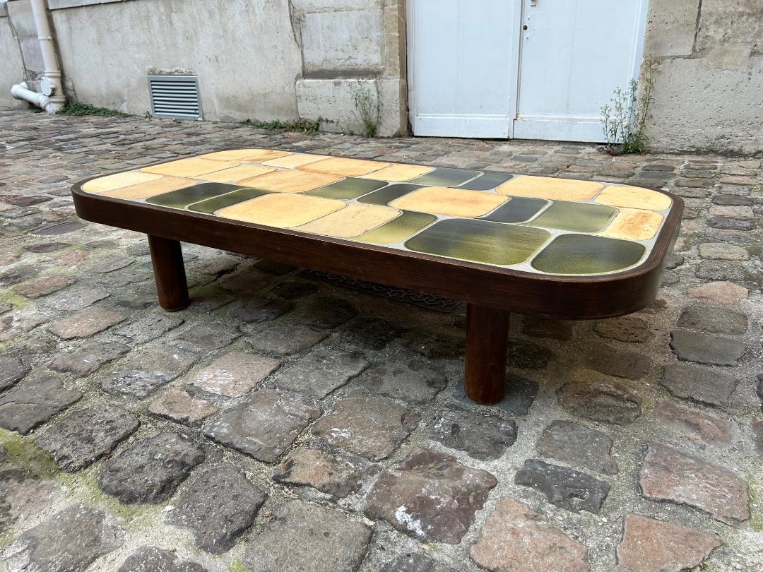 Table basse Shogun de Roger Capron, Vallauris, années 1970 1