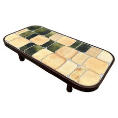 Table basse Shogun de Roger Capron, Vallauris, années 1970