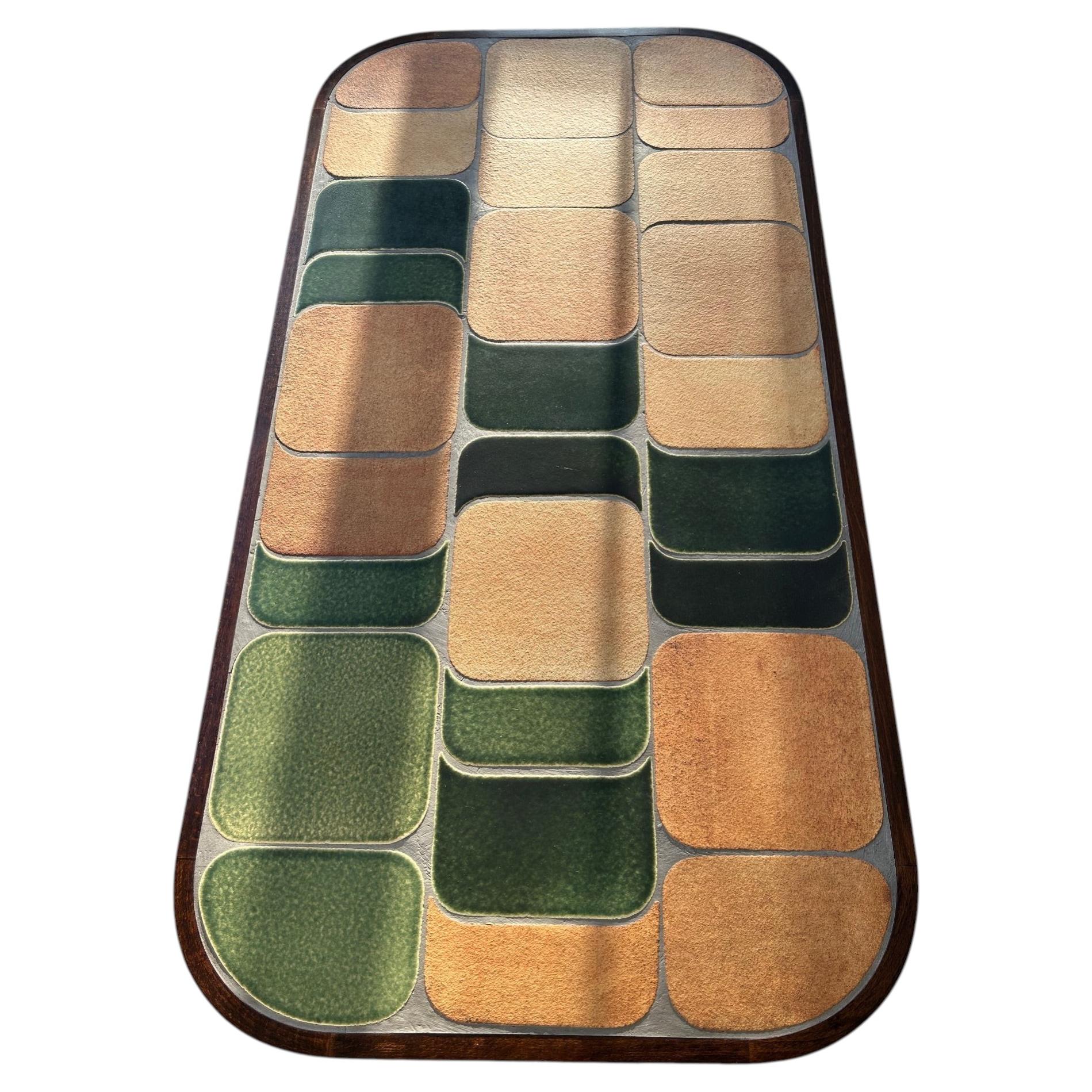 Ceramic "Shogun" coffee table by Roger Capron, Vallauris, 1970's