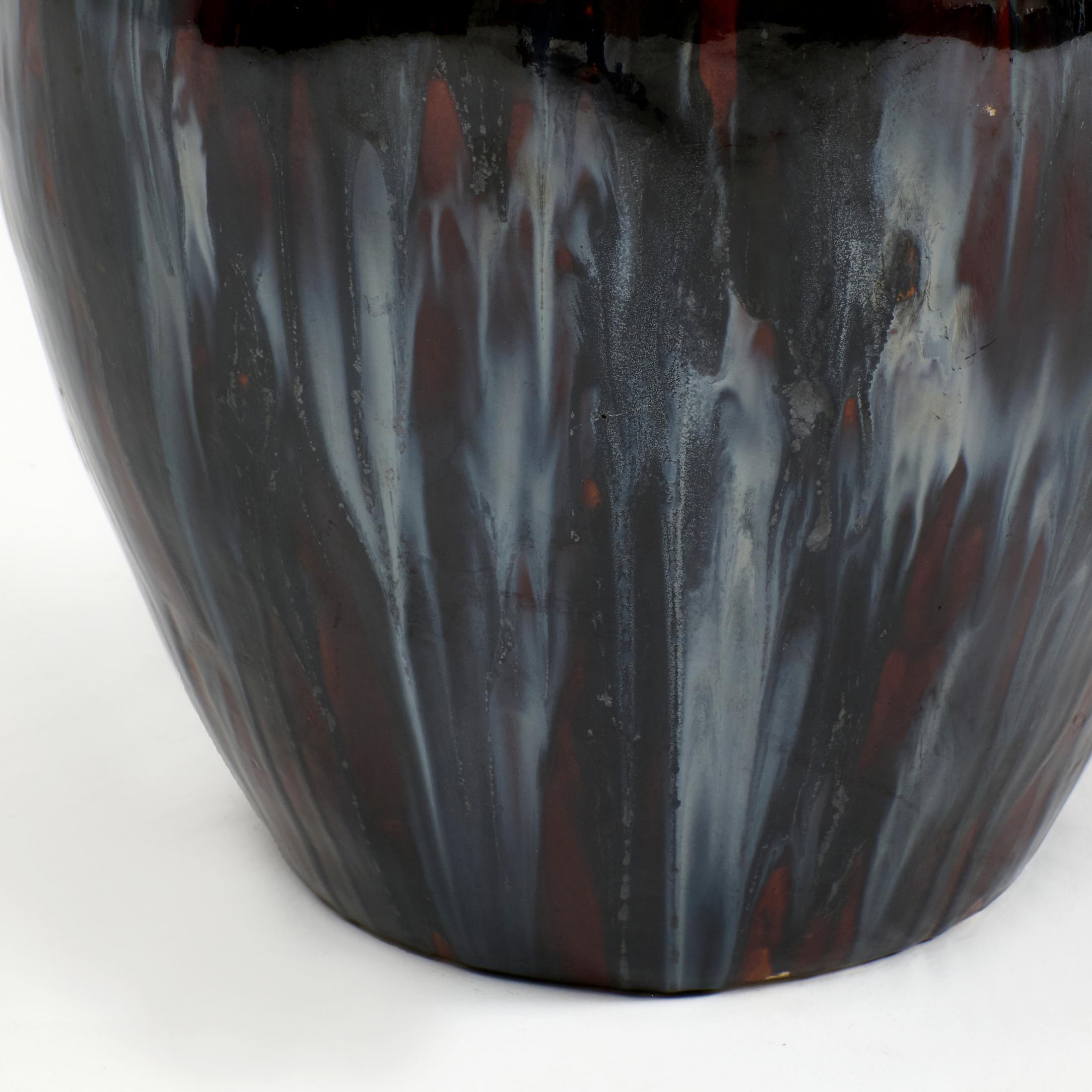 XXI secolo e contemporaneo Tavolino in ceramica medio - Toffee bruciato in vendita