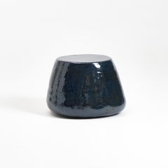Ceramic Side Table medium - Navy