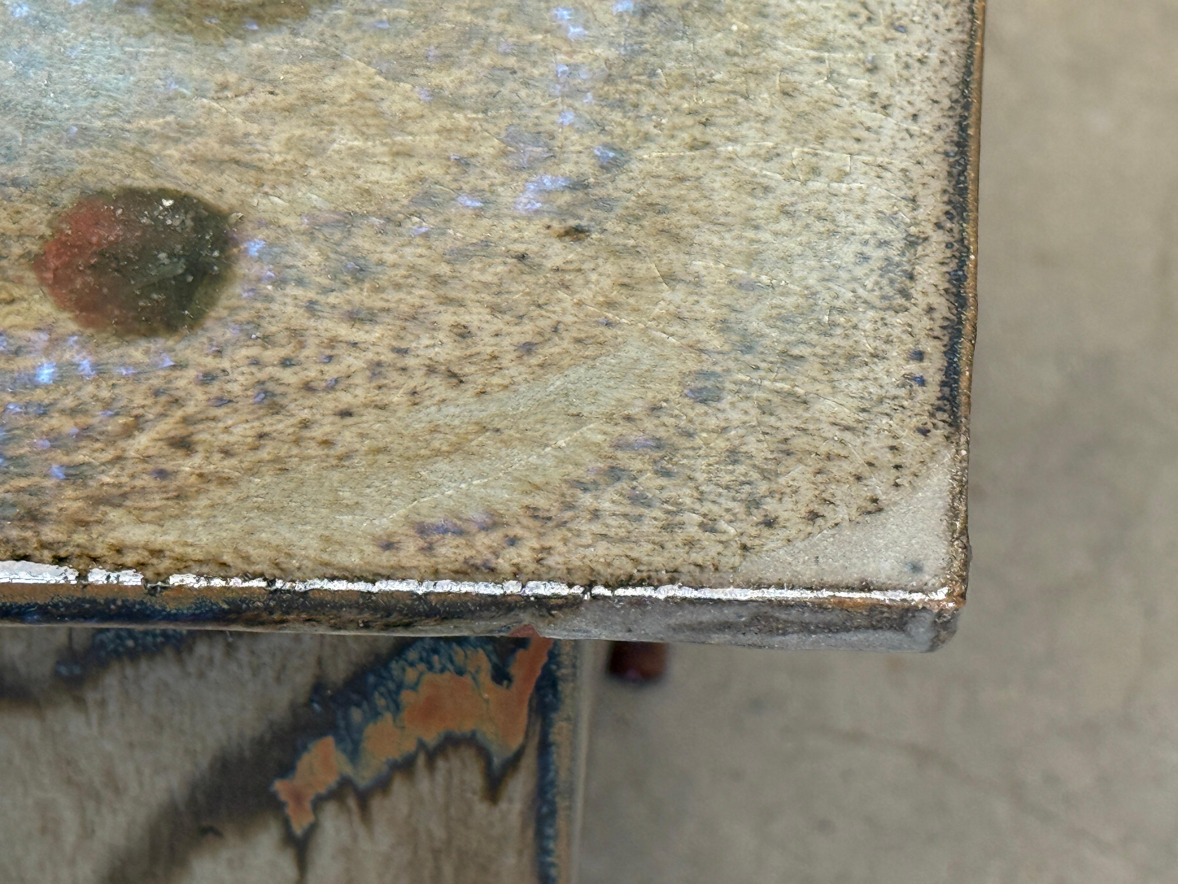 Ceramic Side Table / Stool by Eric O'Leary For Sale 9