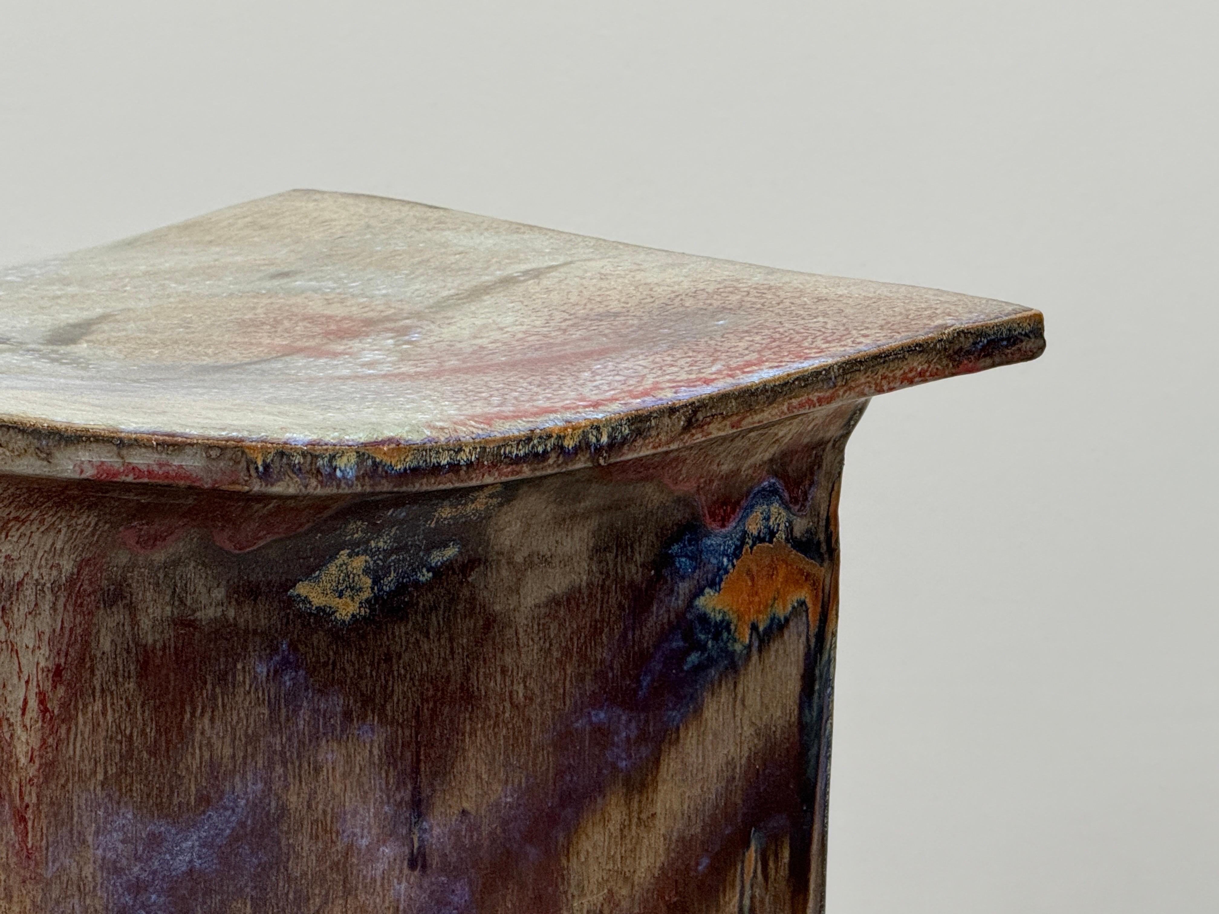 Ceramic Side Table / Stool by Eric O'Leary For Sale 10