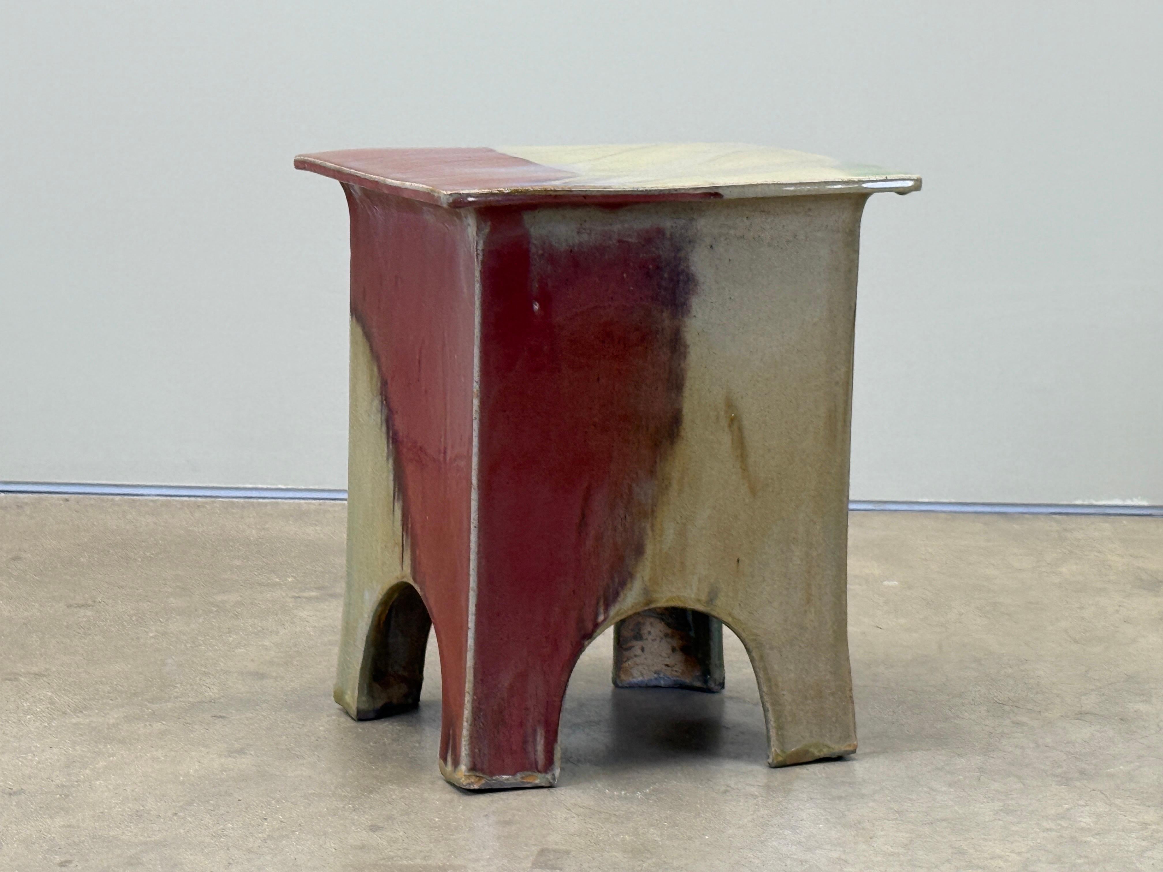 Table d'appoint/tabouret Eric O'Leary Bon état - En vente à Dallas, TX