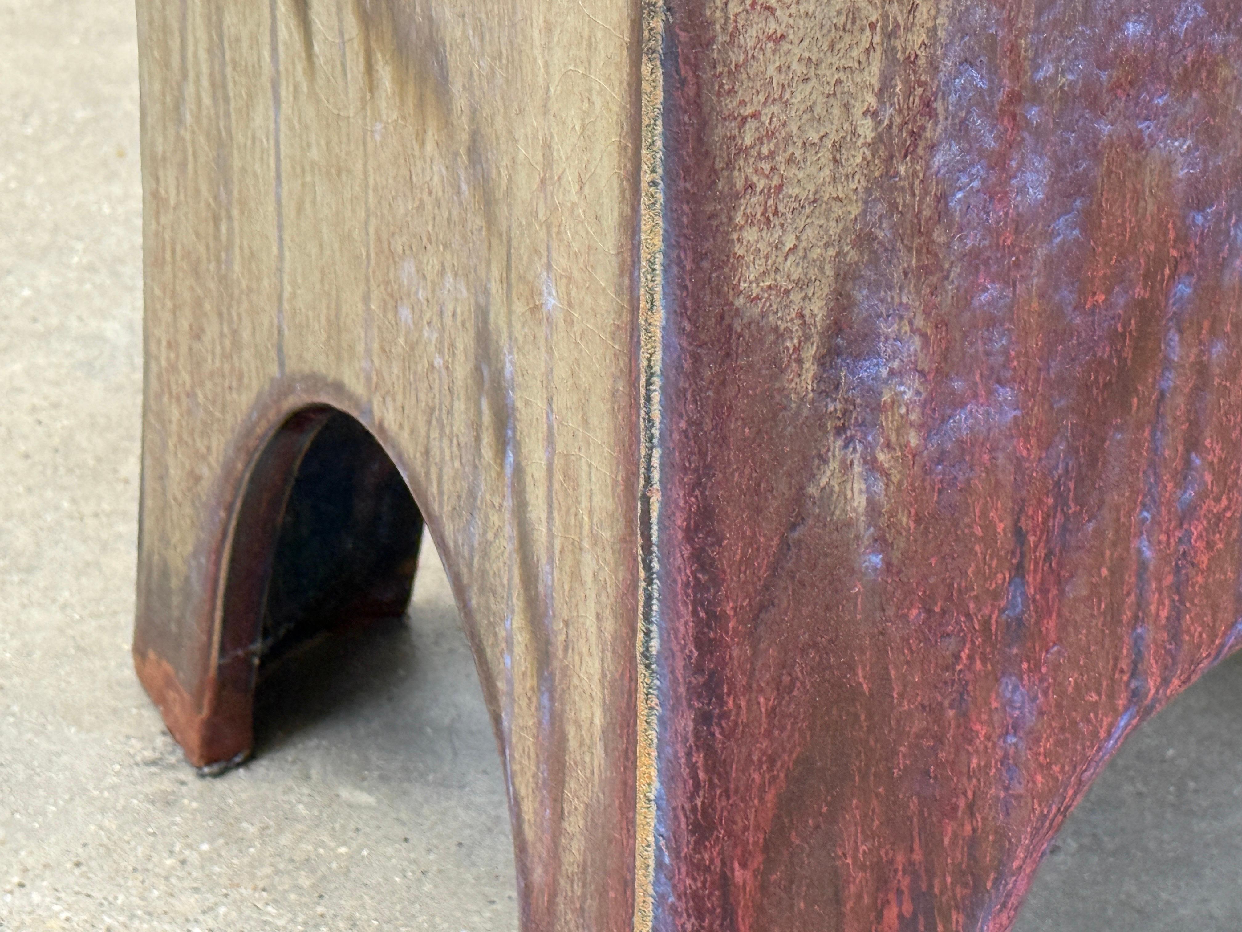 Ceramic Side Table / Stool by Eric O'Leary In Good Condition For Sale In Dallas, TX