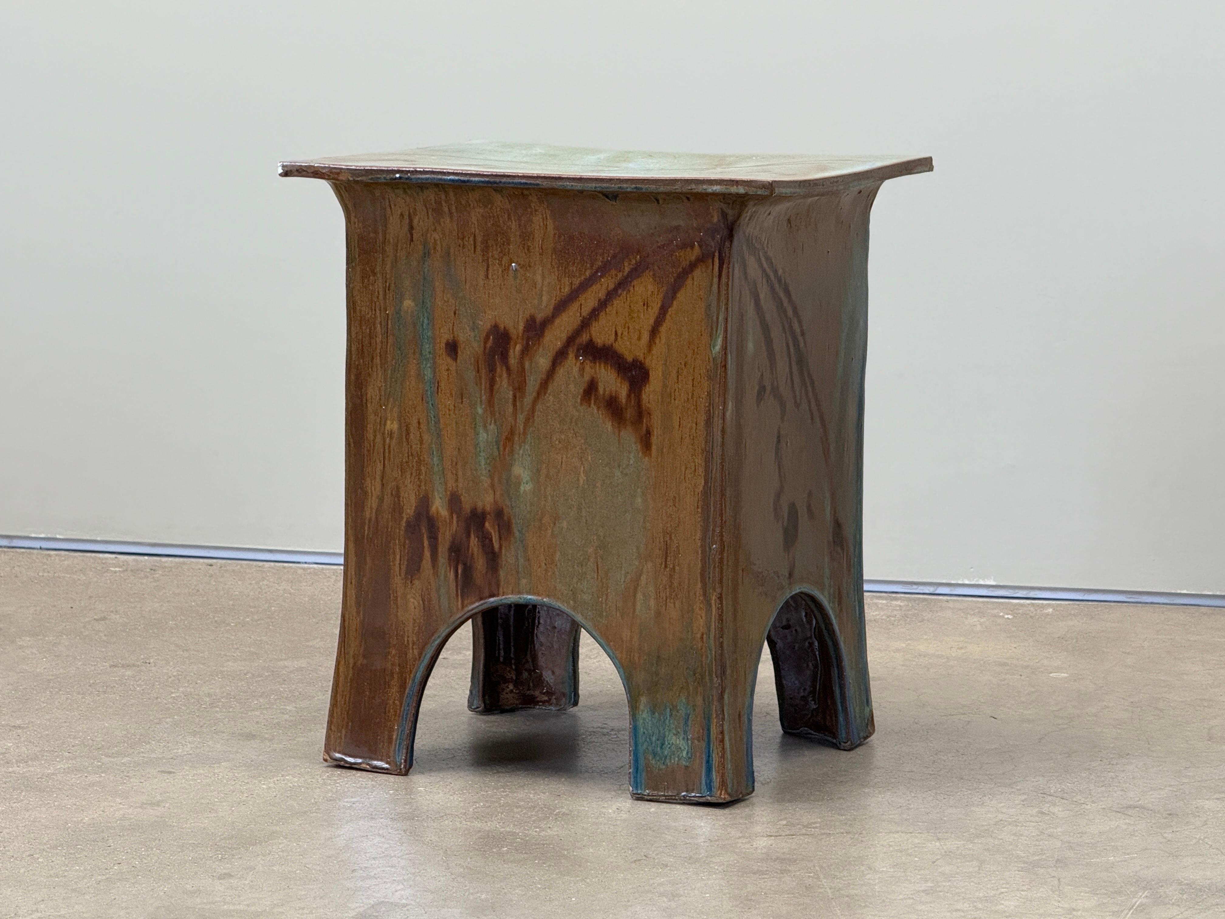 Fin du 20e siècle Table d'appoint/tabouret Eric O'Leary en vente