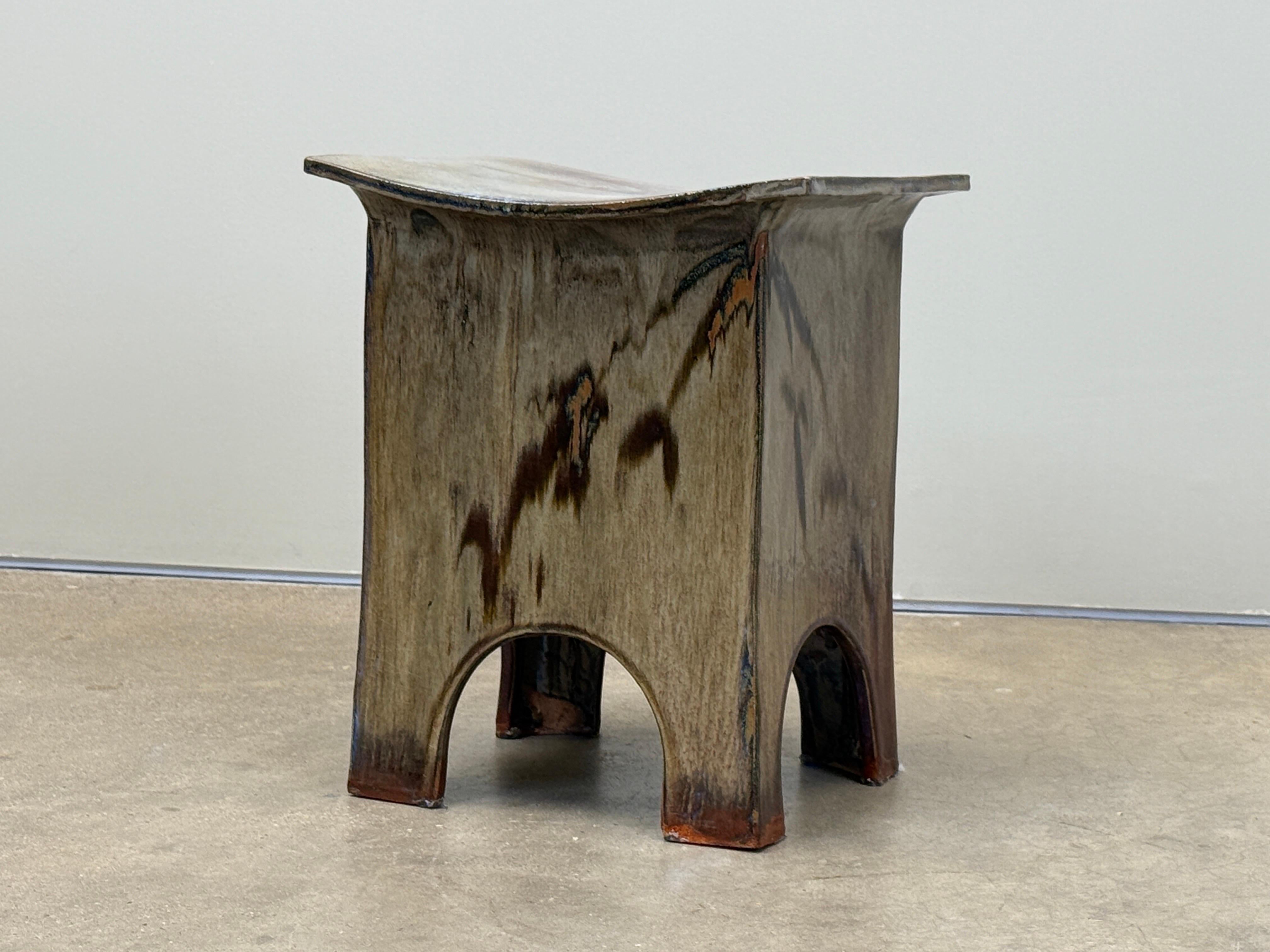 Ceramic Side Table / Stool by Eric O'Leary For Sale 5