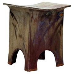 Vintage Ceramic Side Table / Stool by Eric O'Leary