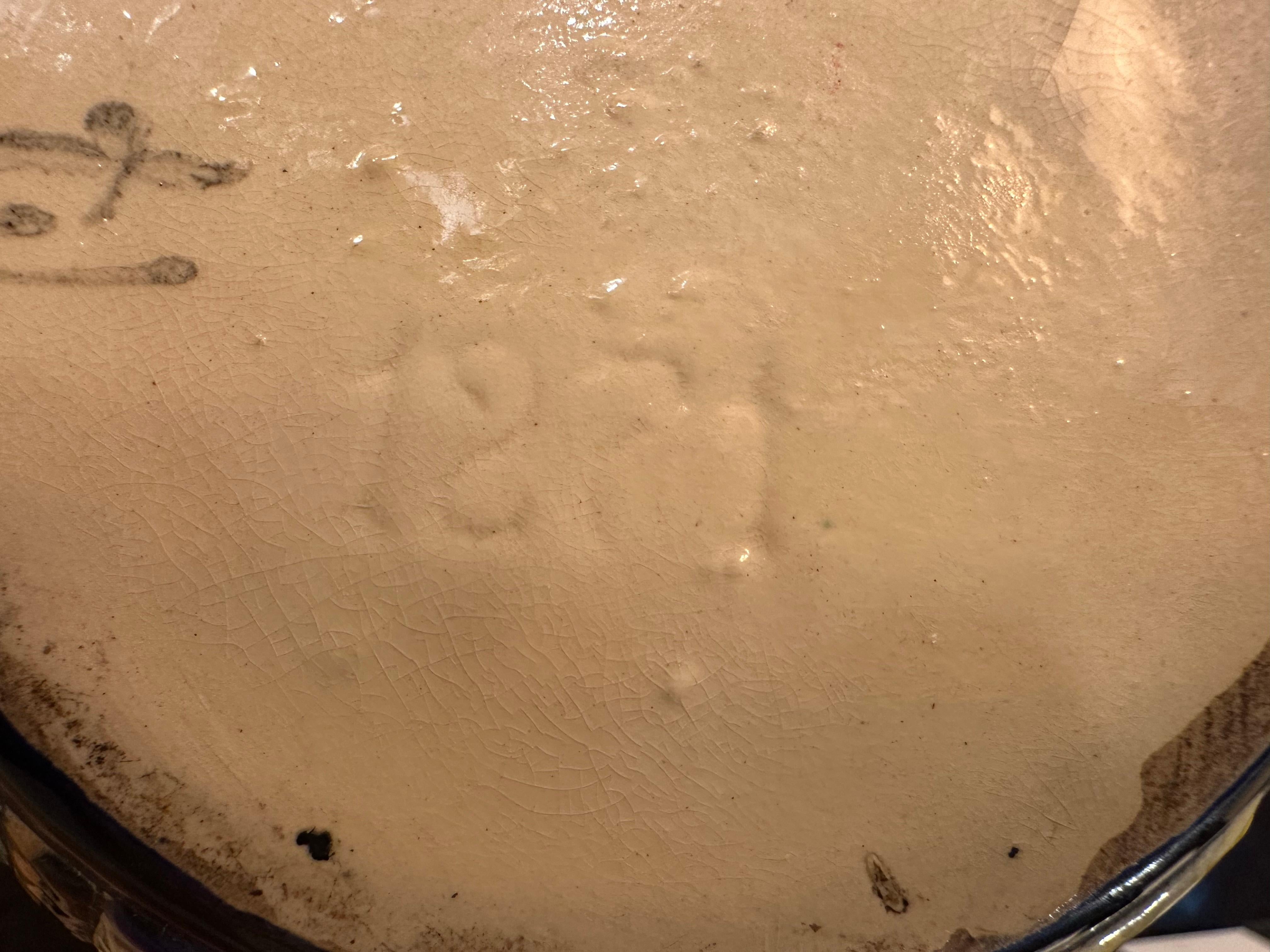 Insegna in ceramica: Made in Belgium, Boch F. La Louviere Fabrication Belge D.2813 in vendita 5