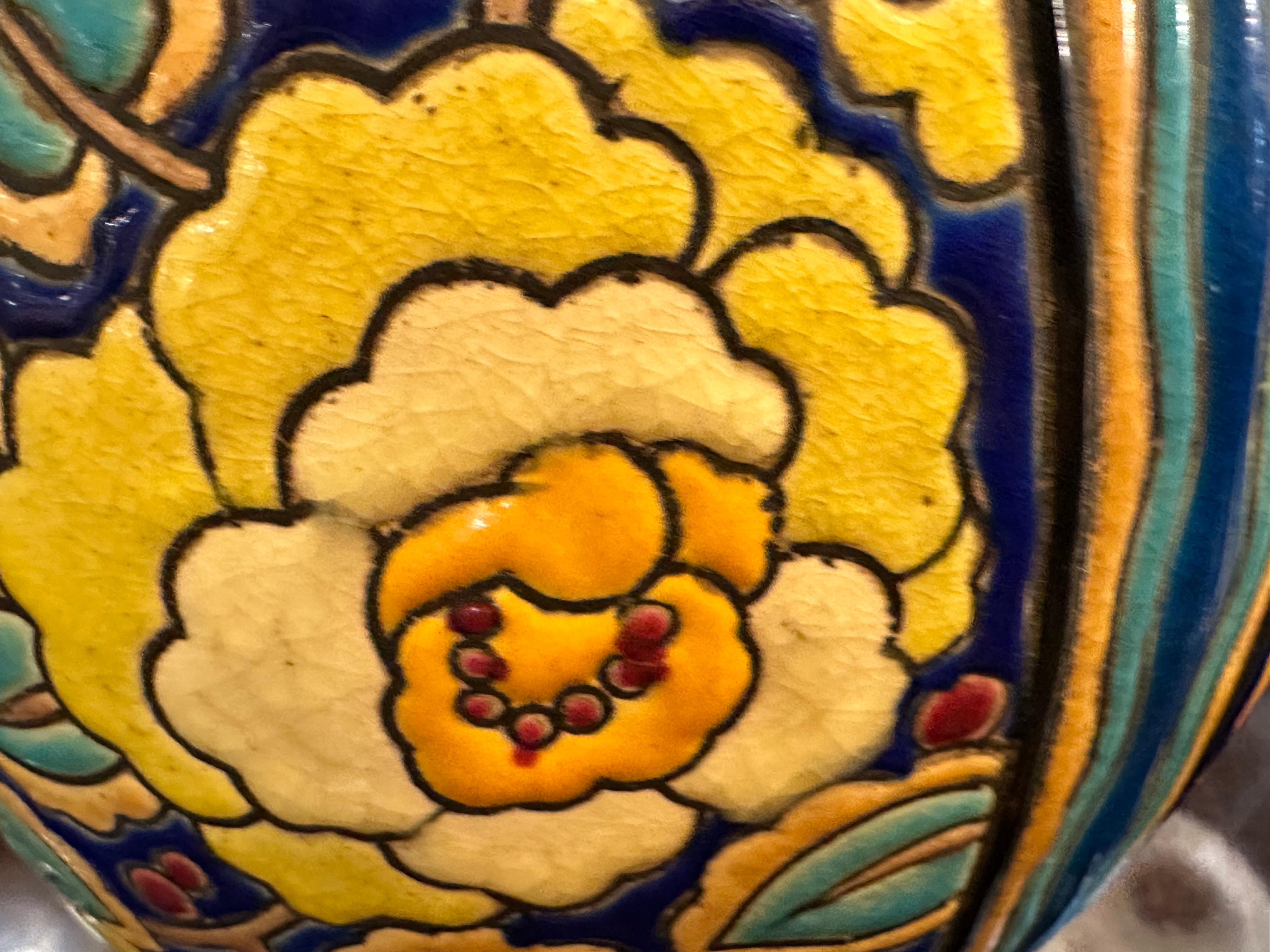 Insegna in ceramica: Made in Belgium, Boch F. La Louviere Fabrication Belge D.2813 in vendita 8