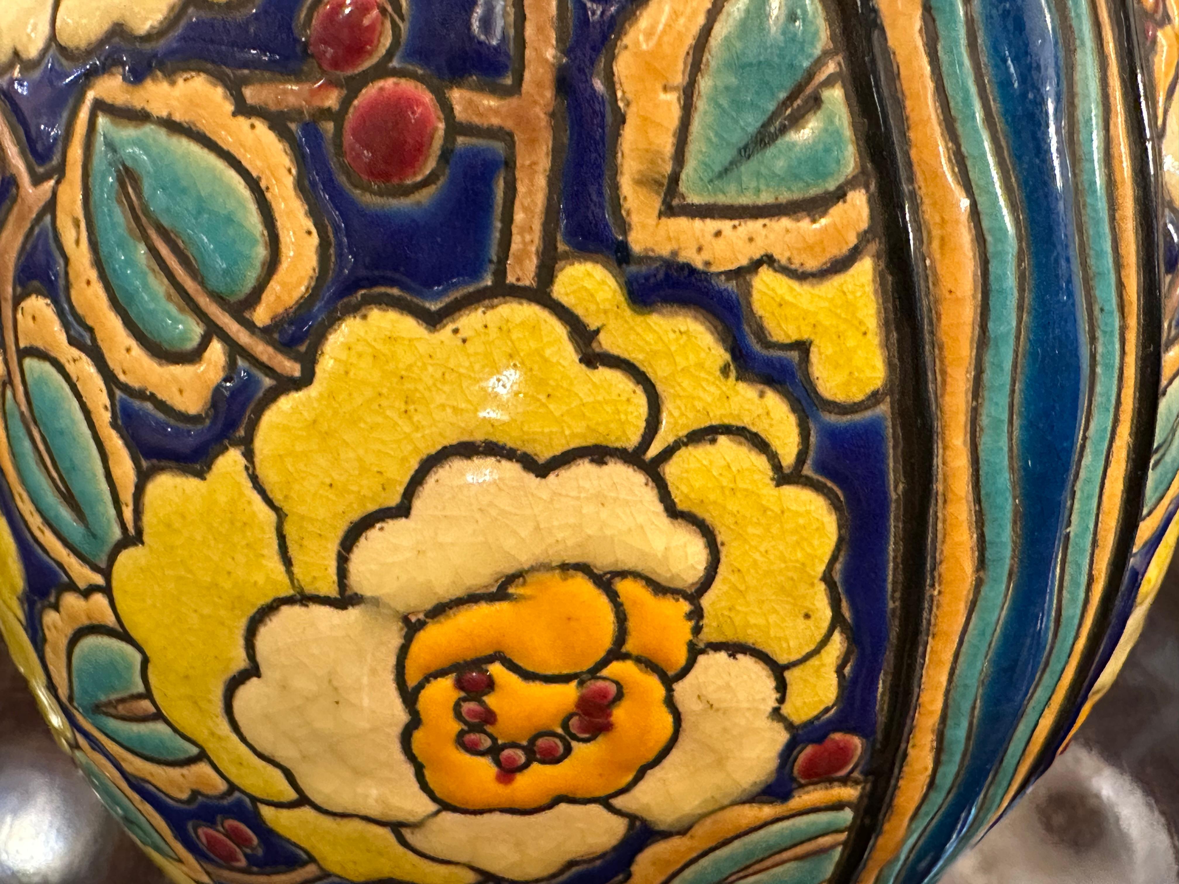 Insegna in ceramica: Made in Belgium, Boch F. La Louviere Fabrication Belge D.2813 in vendita 9