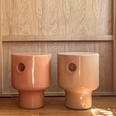 CERAMIC SILO STOOL by HERVE LANGLAIS