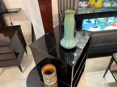 Snakeski avec assiette 1900, France, style Art nouveau Jugendstil Floreale