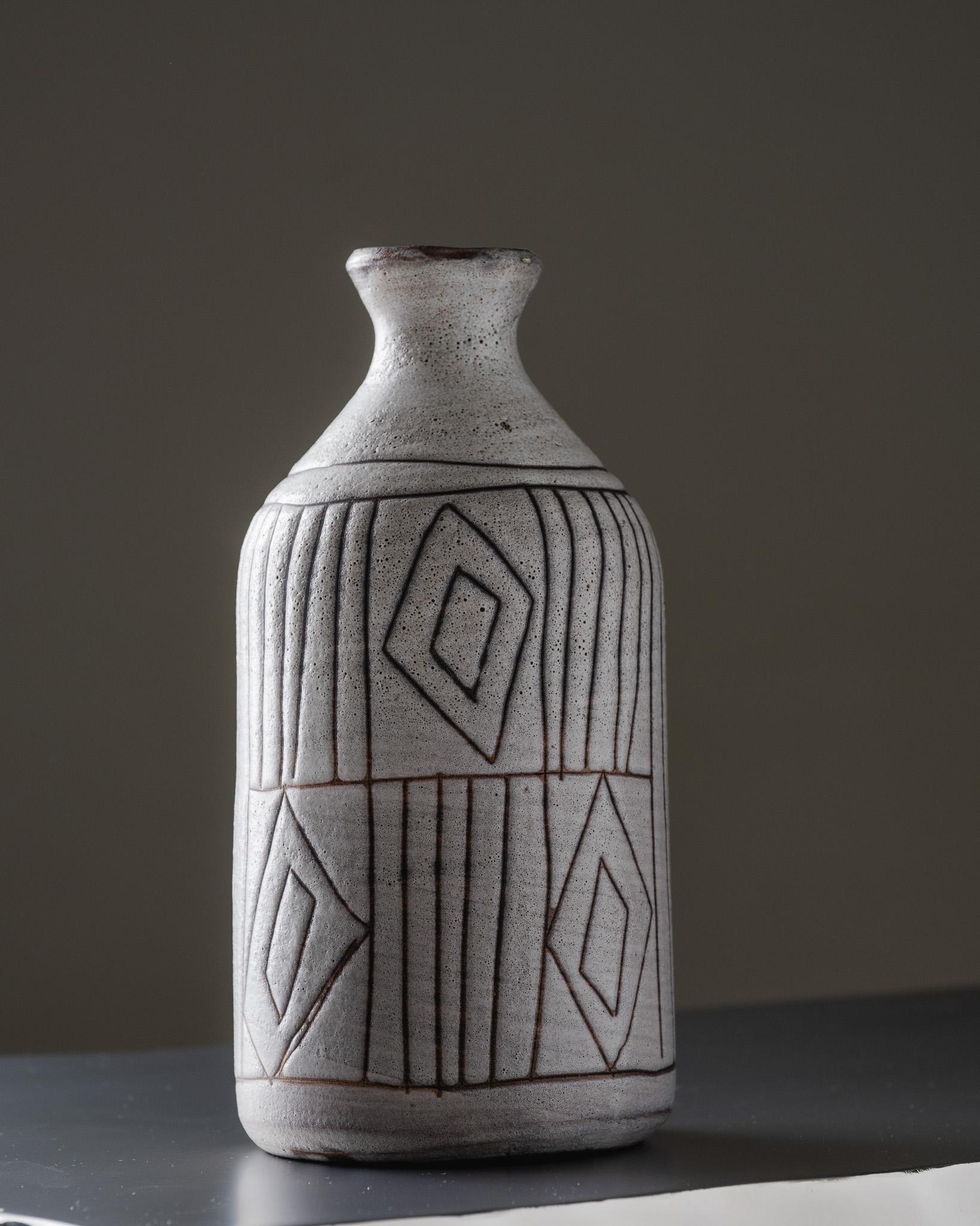 European Ceramic Soliflore, L'Atelier Dieulefit, 1960s For Sale