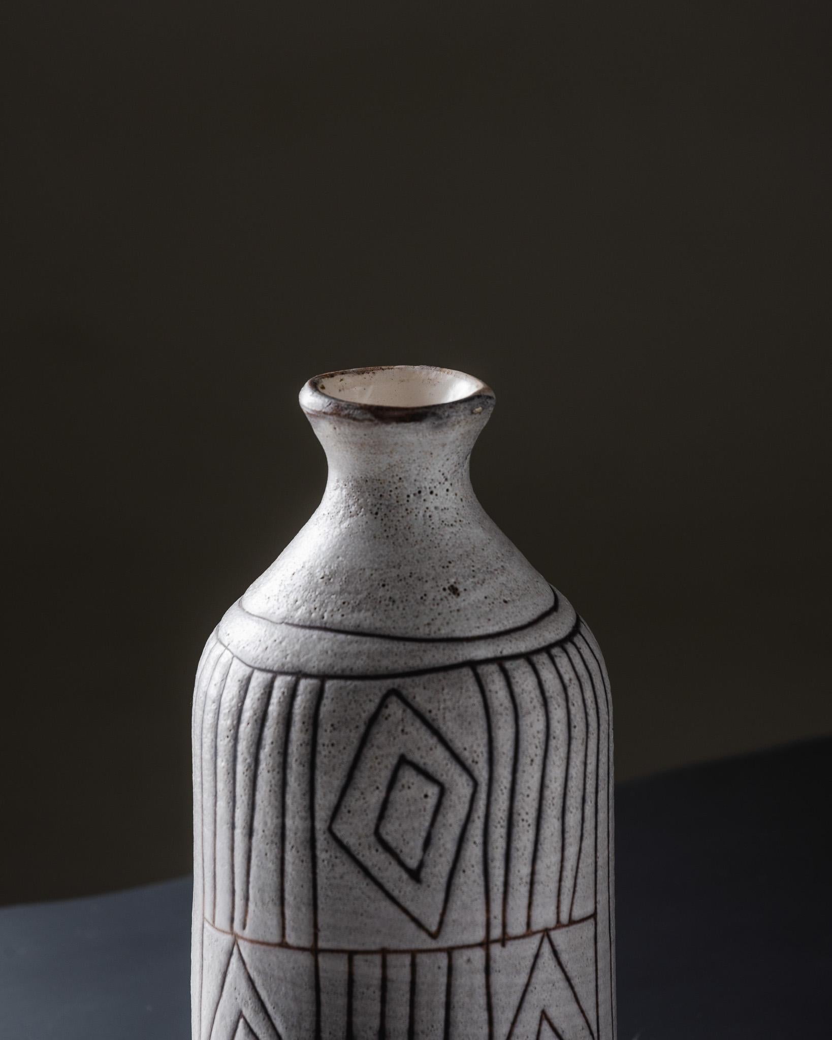20th Century Ceramic Soliflore, L'Atelier Dieulefit, 1960s For Sale