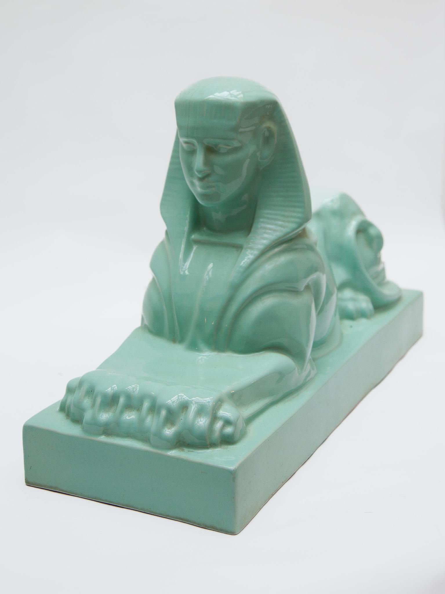 Ceramic Sphinx Designed by Vos for Royal Sphinx Maastricht/ Petrus Regout 2