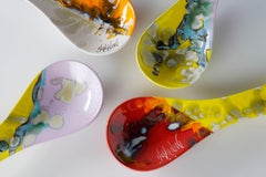 Ceramic Spoon Rest, Handmade in Italy 2021, Choose Your Pattern