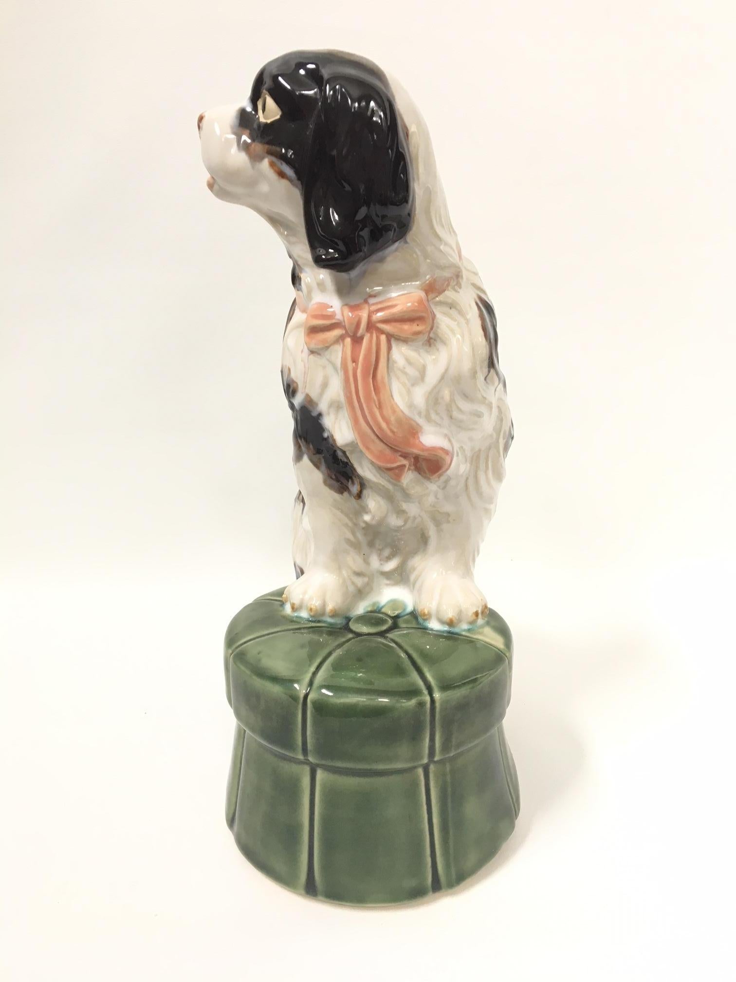 Mid-20th Century Ceramic Staffordshire Dog Figurine