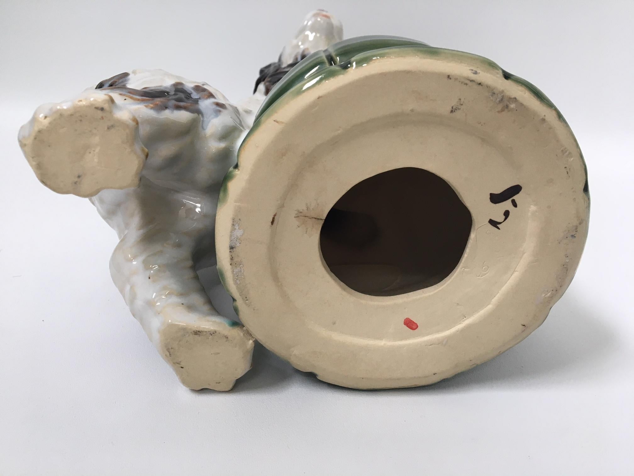 Ceramic Staffordshire Dog Figurine 1