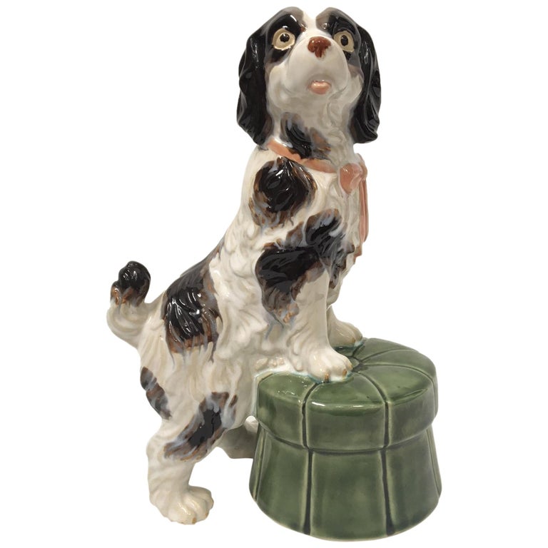 Ceramic Staffordshire Dog Figurine at 1stDibs