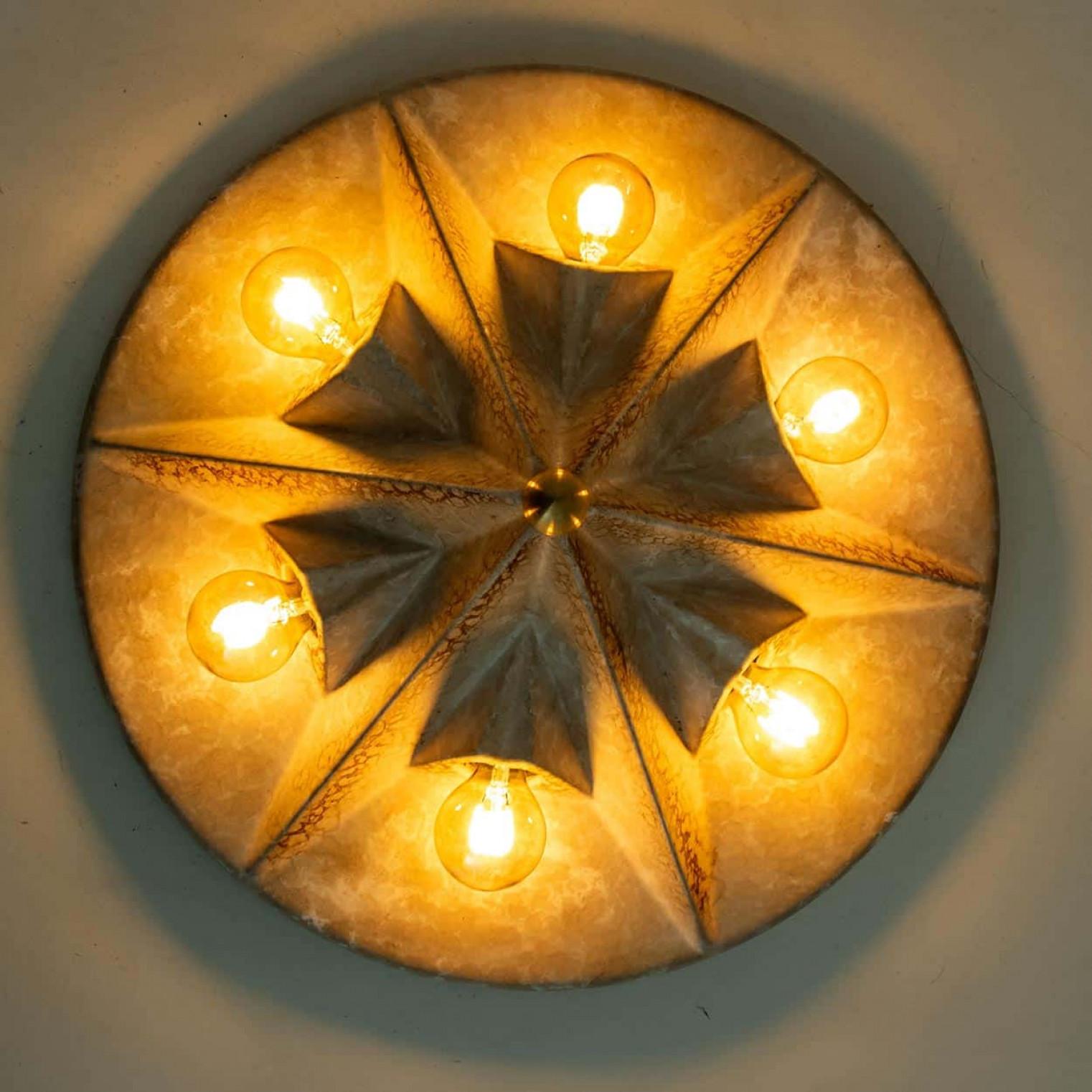 Autre Étoile en céramique beige, Allemagne, Pan Ceramics 1970 en vente