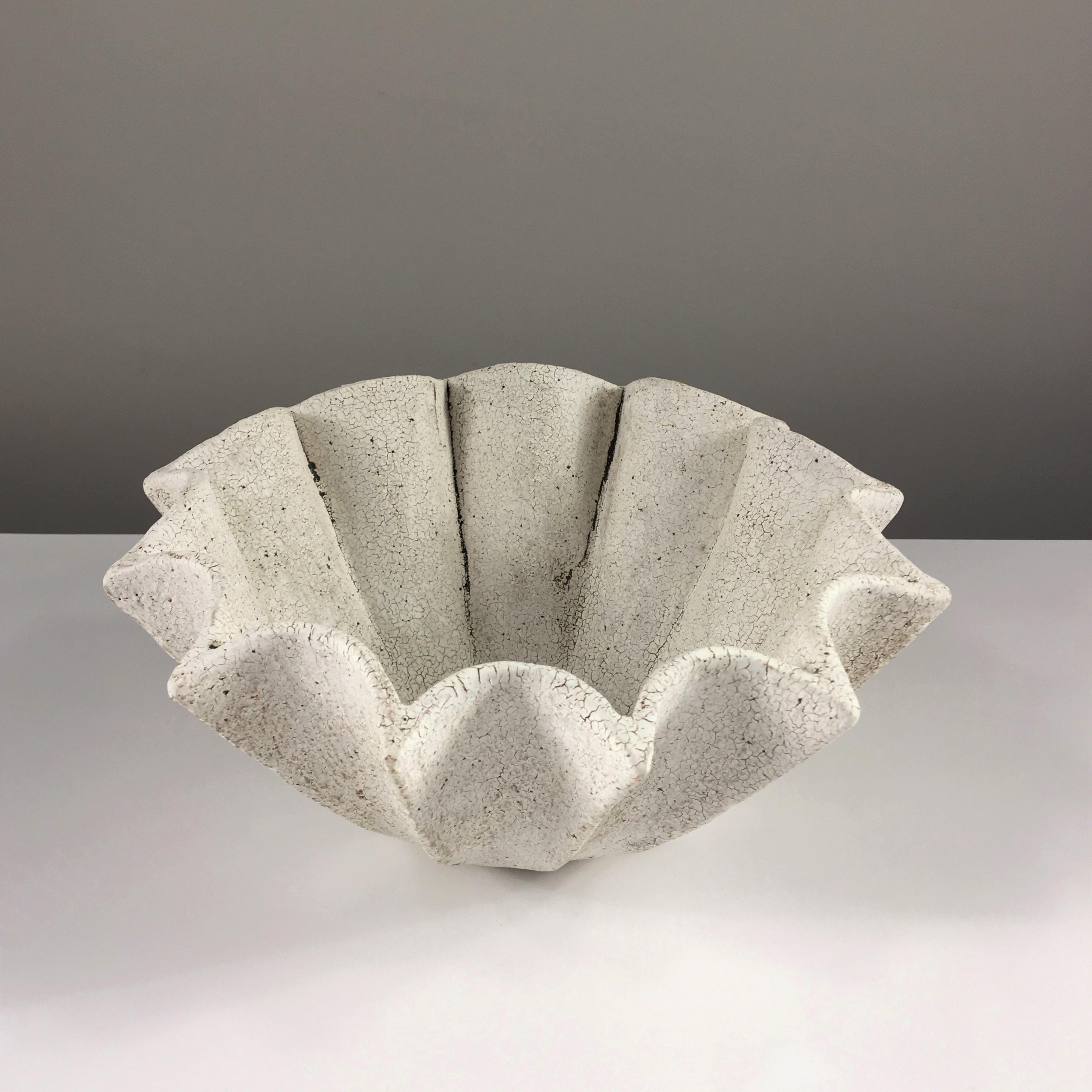 Organic Modern Ceramic Star Bowl Pottery by Yumiko Kuga For Sale