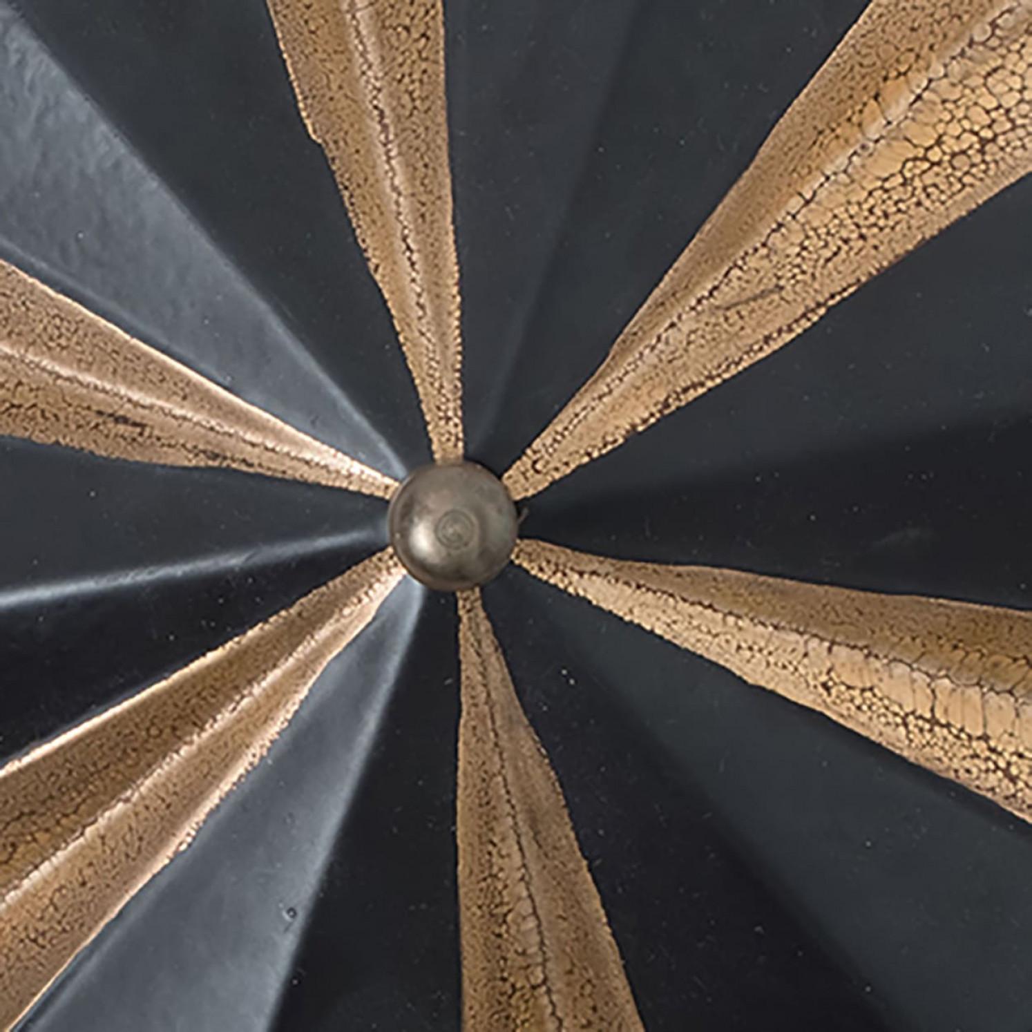 Étoile en céramique Lampe en céramique Brown, Allemagne, années 1970 en vente 5