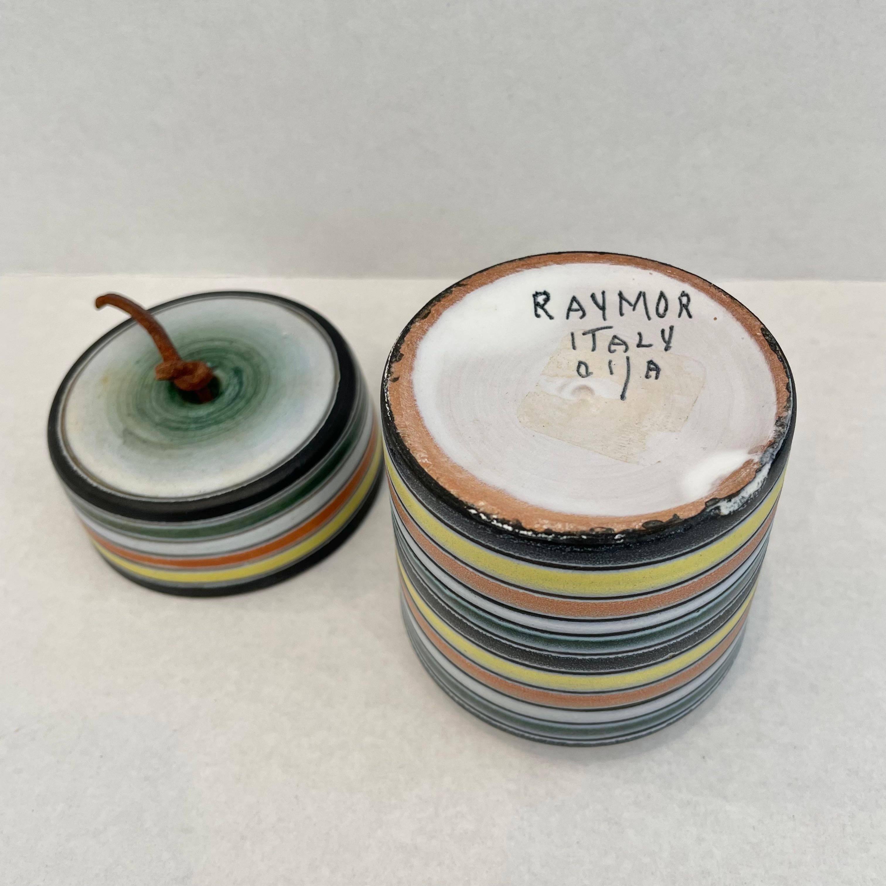 Ceramic Stash Jar by Raymor For Sale 6