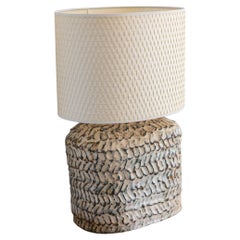 Ceramic, Stoneware Table Lamp by Danish Artist Ole Victor, 2021