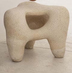 Ceramic Stool by Camila Apaez