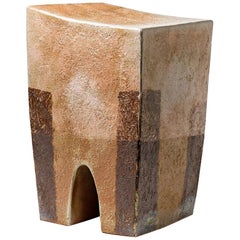 Tabouret en céramique de Martin Goerg, datant d'environ 2018
