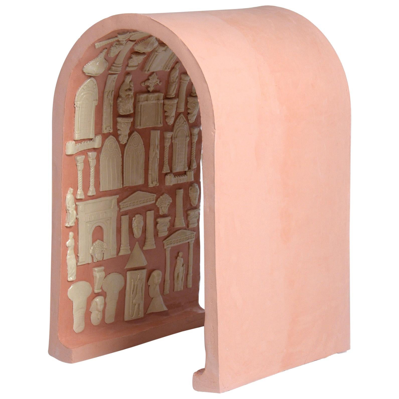Ceramic Stool Sculpted by Adèle Vivet