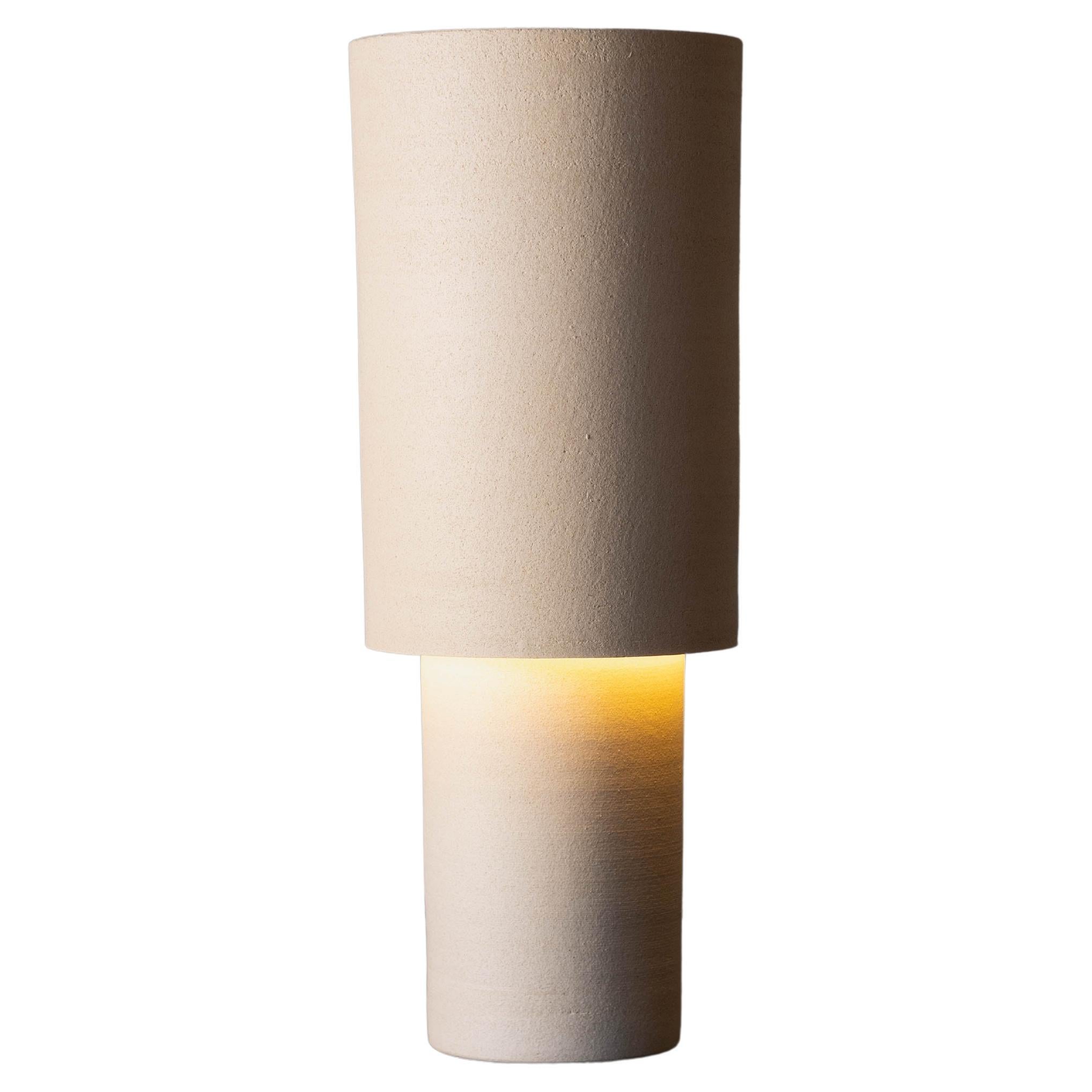 Ceramic Straight Walled Lamp For Sale