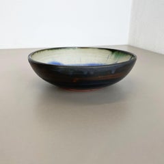Ceramic Studio Pottery Bowl Shell Element by Gerhard Liebenthron, Germany, 1962