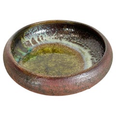 Vintage Ceramic Studio Pottery Bowl Shell Element by Gerhard Liebenthron, Germany, 1970s