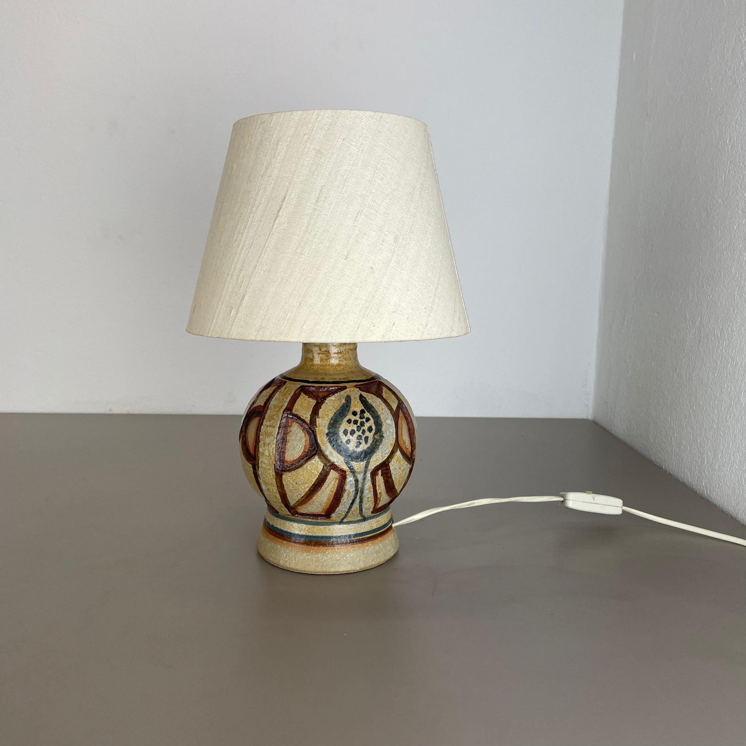 Article:

Ceramic table light base


Producer:

SOHOLM, Denmark




Decade:

1970s





This original vintage ceramic Pottery light base was designed and produced by SOHOLM in Denmark in the 1970s. It is made of solid pottery and
