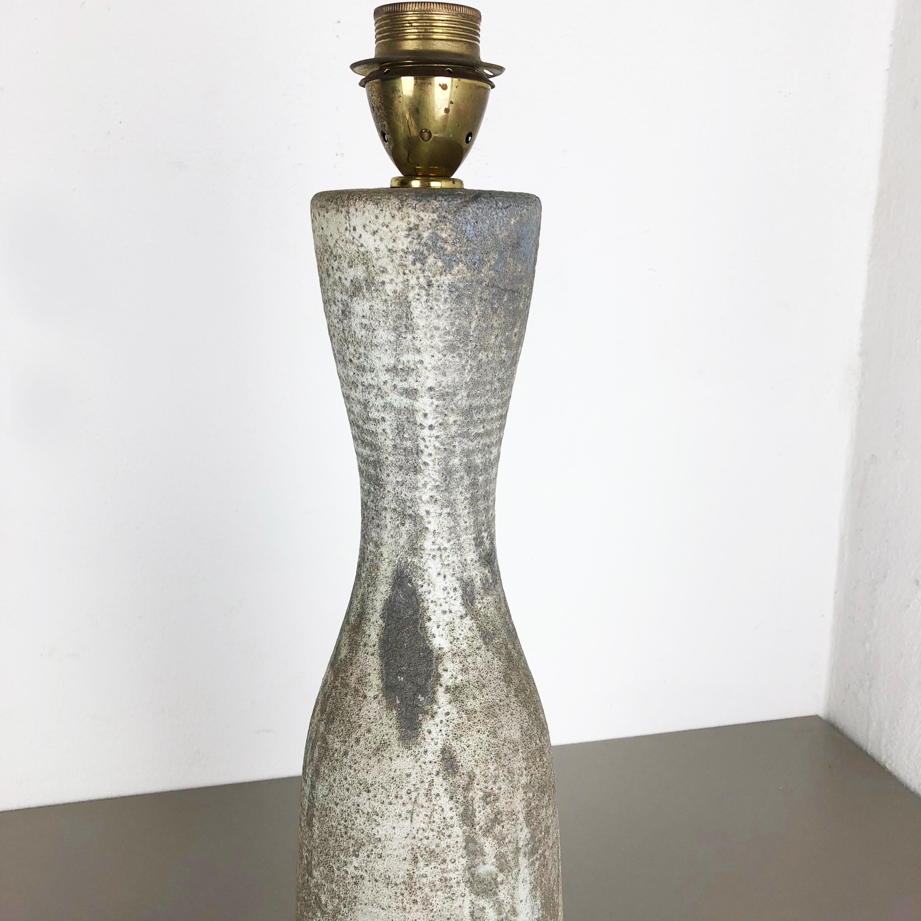 Lampe de table en céramique de l'atelier de poterie de Piet Knepper pour Mobach, Pays-Bas, années 1960 en vente 4