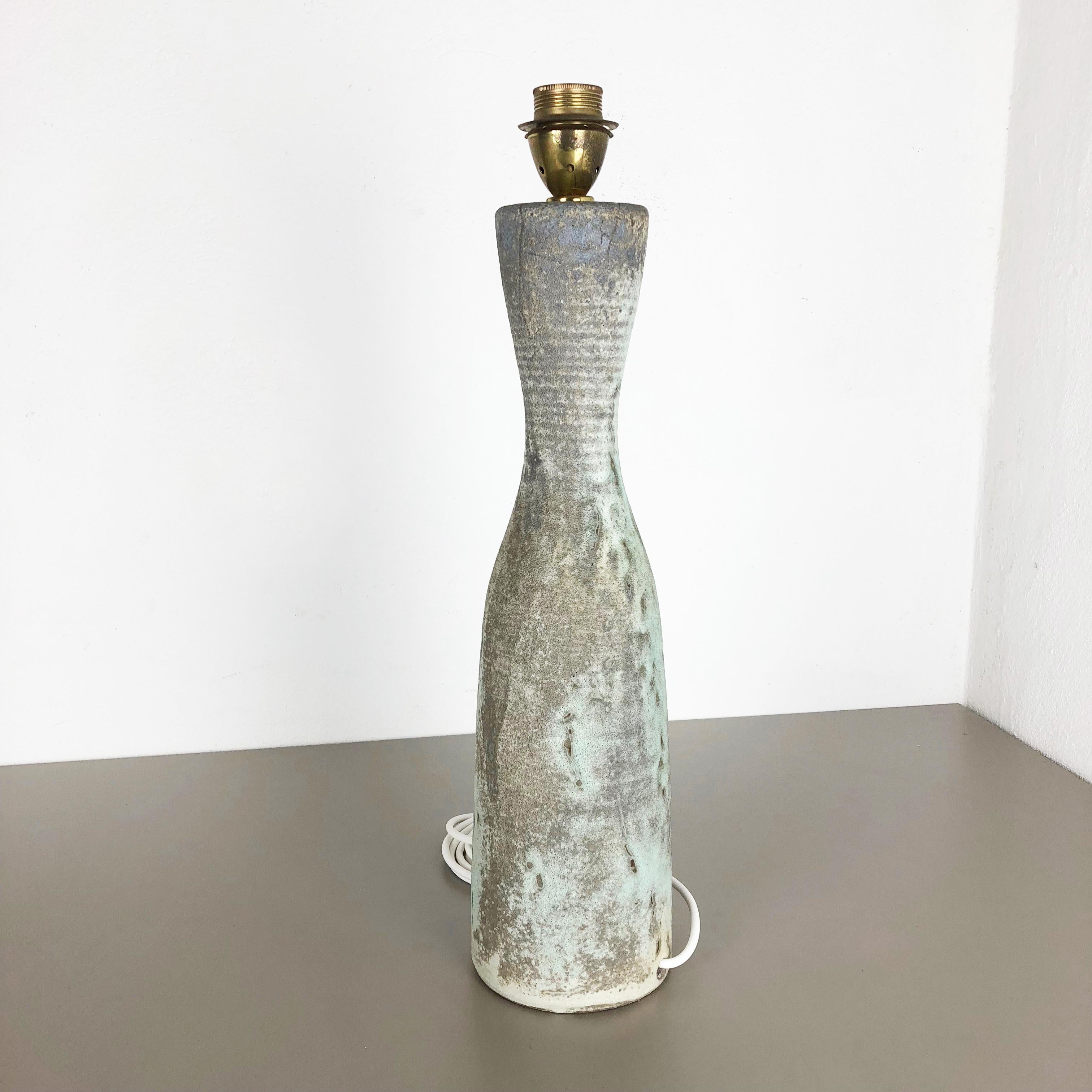 Mid-Century Modern Lampe de table en céramique de l'atelier de poterie de Piet Knepper pour Mobach, Pays-Bas, années 1960 en vente