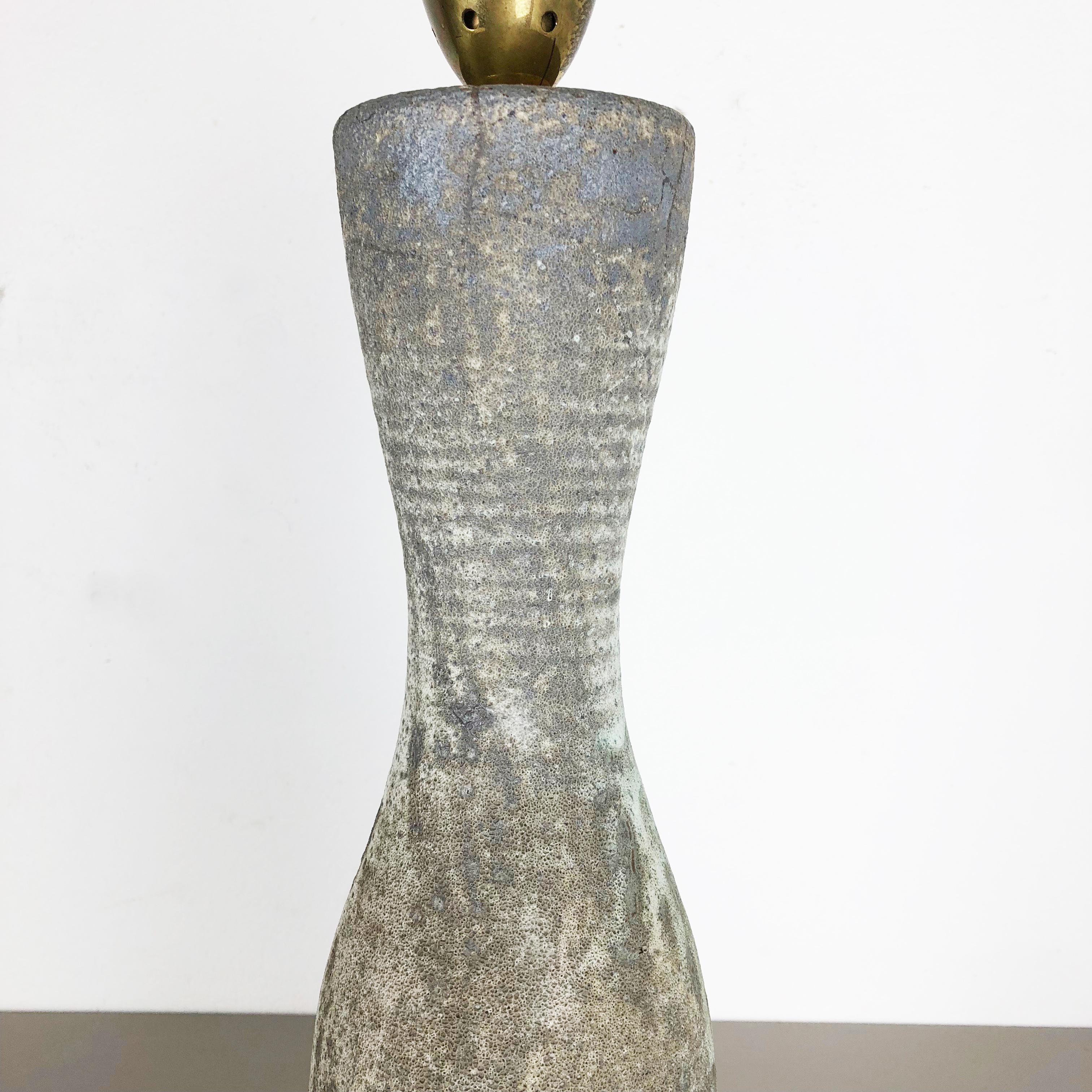 Lampe de table en céramique de l'atelier de poterie de Piet Knepper pour Mobach, Pays-Bas, années 1960 en vente 2