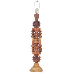 Ceramic Studio Pottery "TOTEM" Floor Lamp by Bernard Rooke
