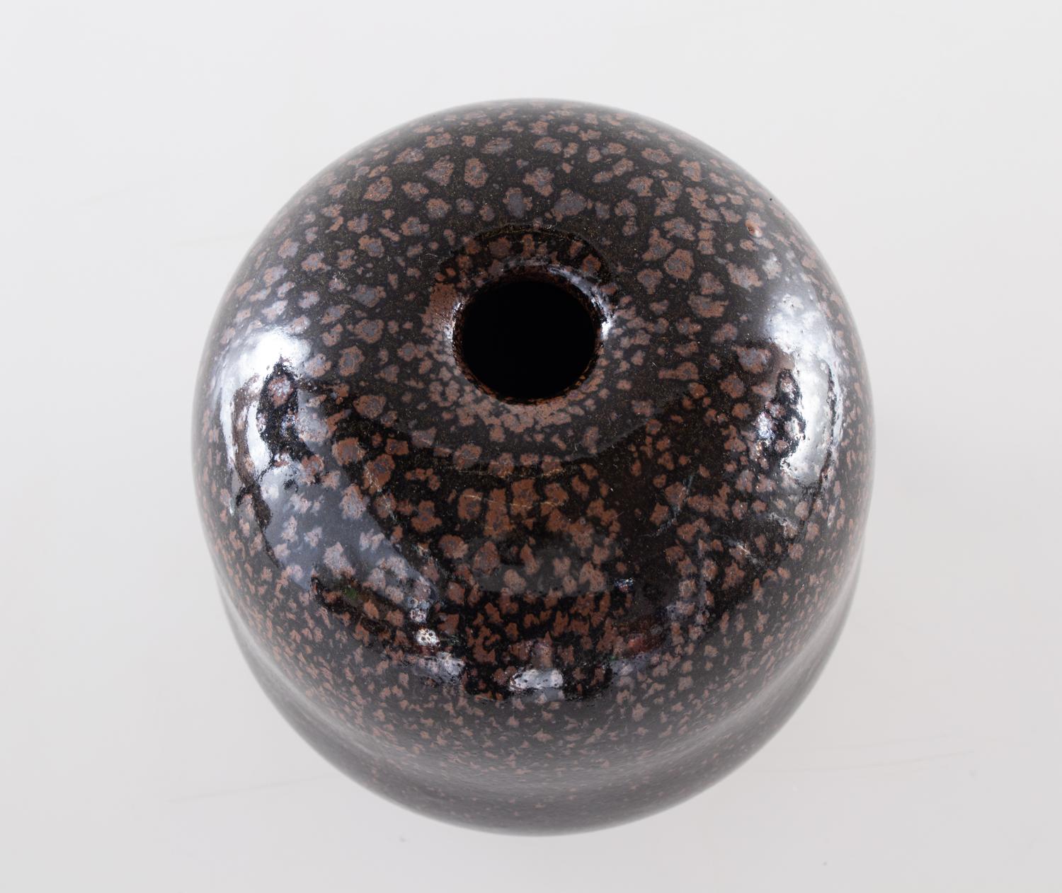 Ceramic Studio Pottery vase by Horst Kerstan, Kandern Germany 1980s

Measures: height 6.3