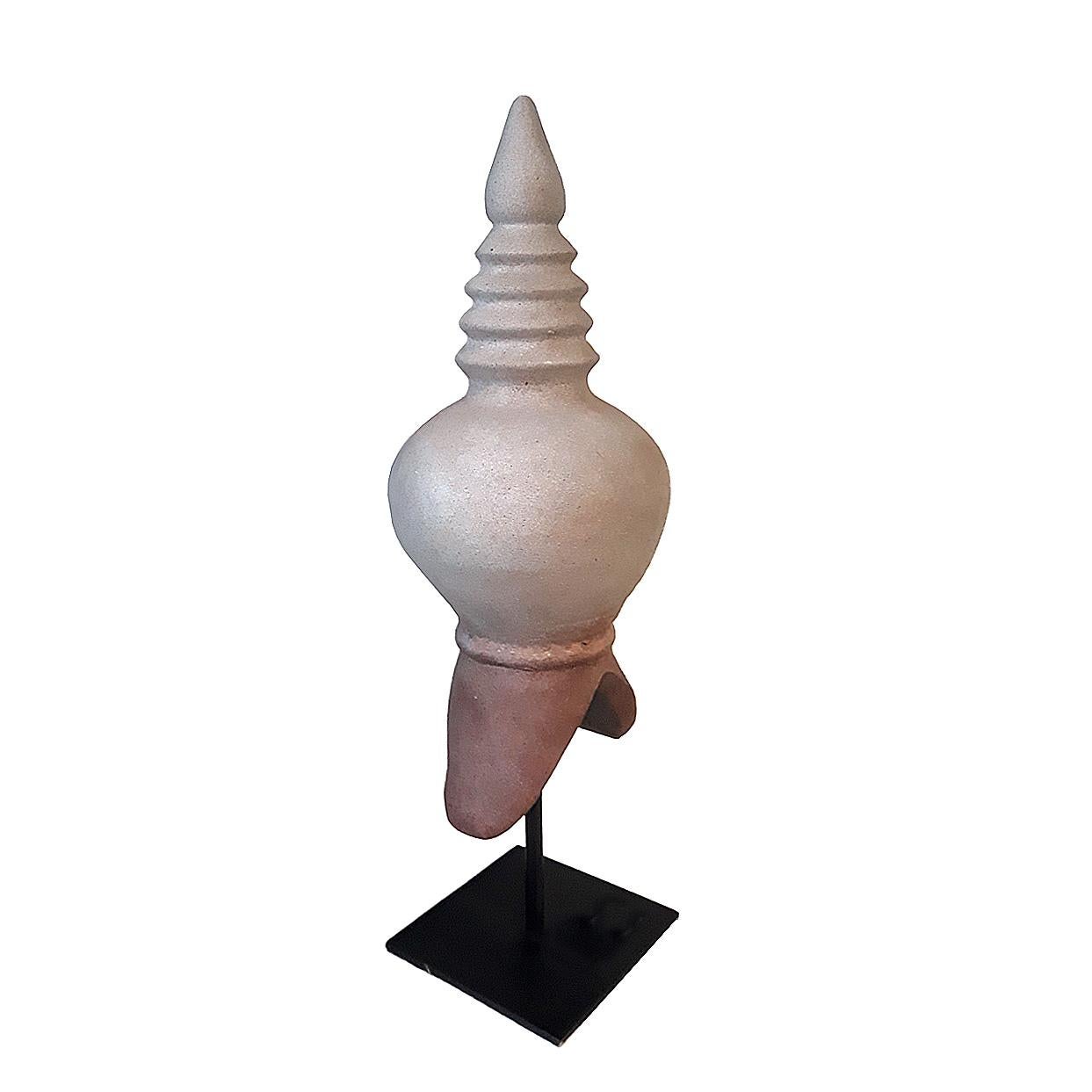 Thaïlandais Détails en céramique Stupa de Thaïlande en vente