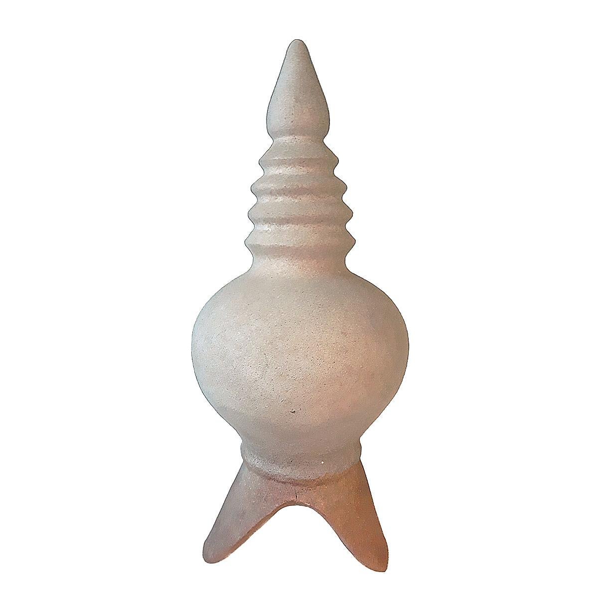 Ceramic Stupa Detail from Thailand For Sale 1