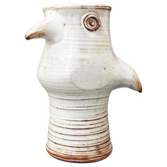 Ceramic Stylized Bird Vase by Jacques Pouchain 'circa 1960s'