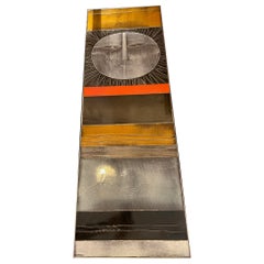 Keramik-Couchtisch „Sun“ von Roger Capron, Frankreich, 1960er Jahre