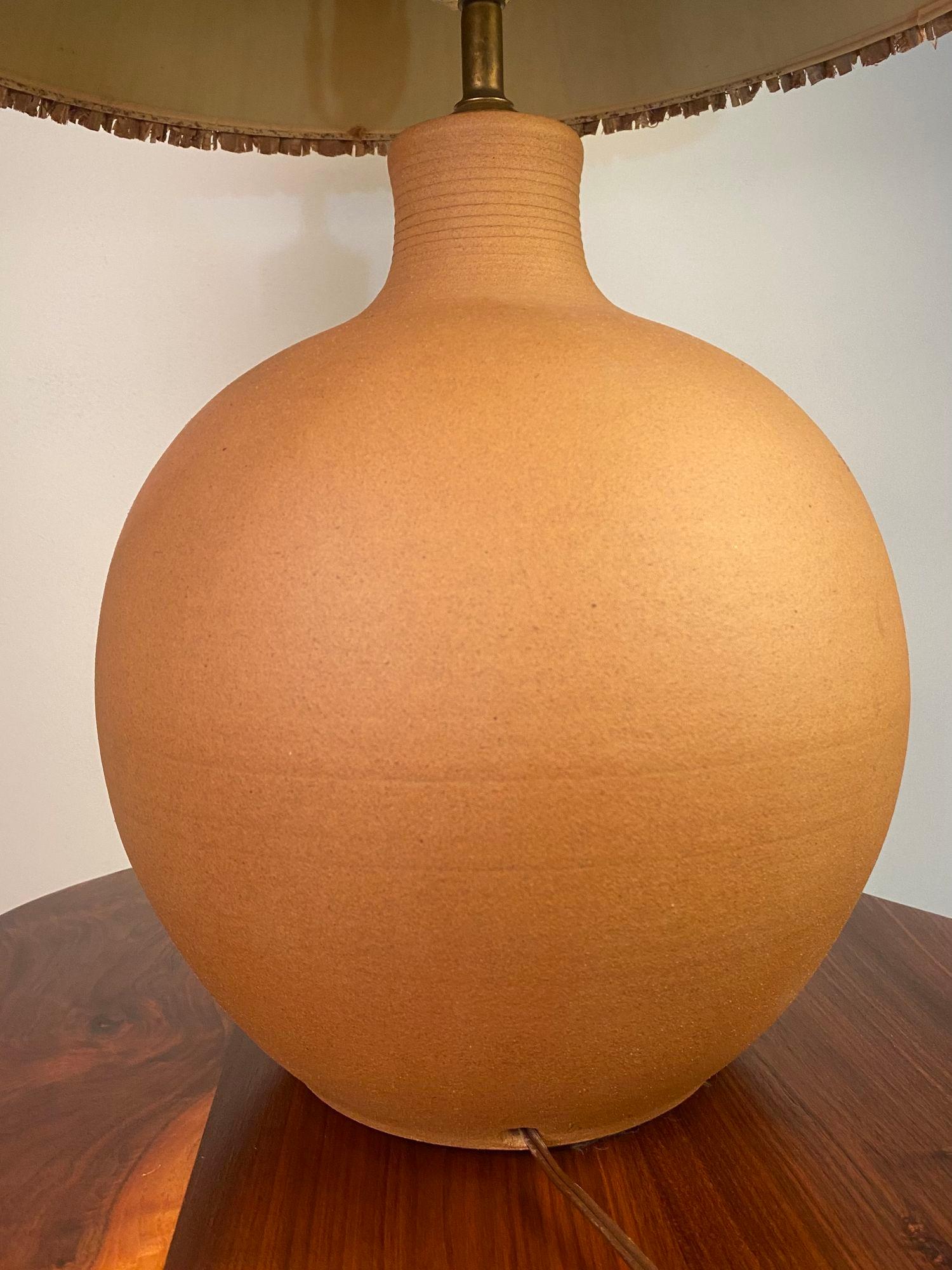 Ceramic Sun Lamp by Larry & Terry Brown Alfarería en venta