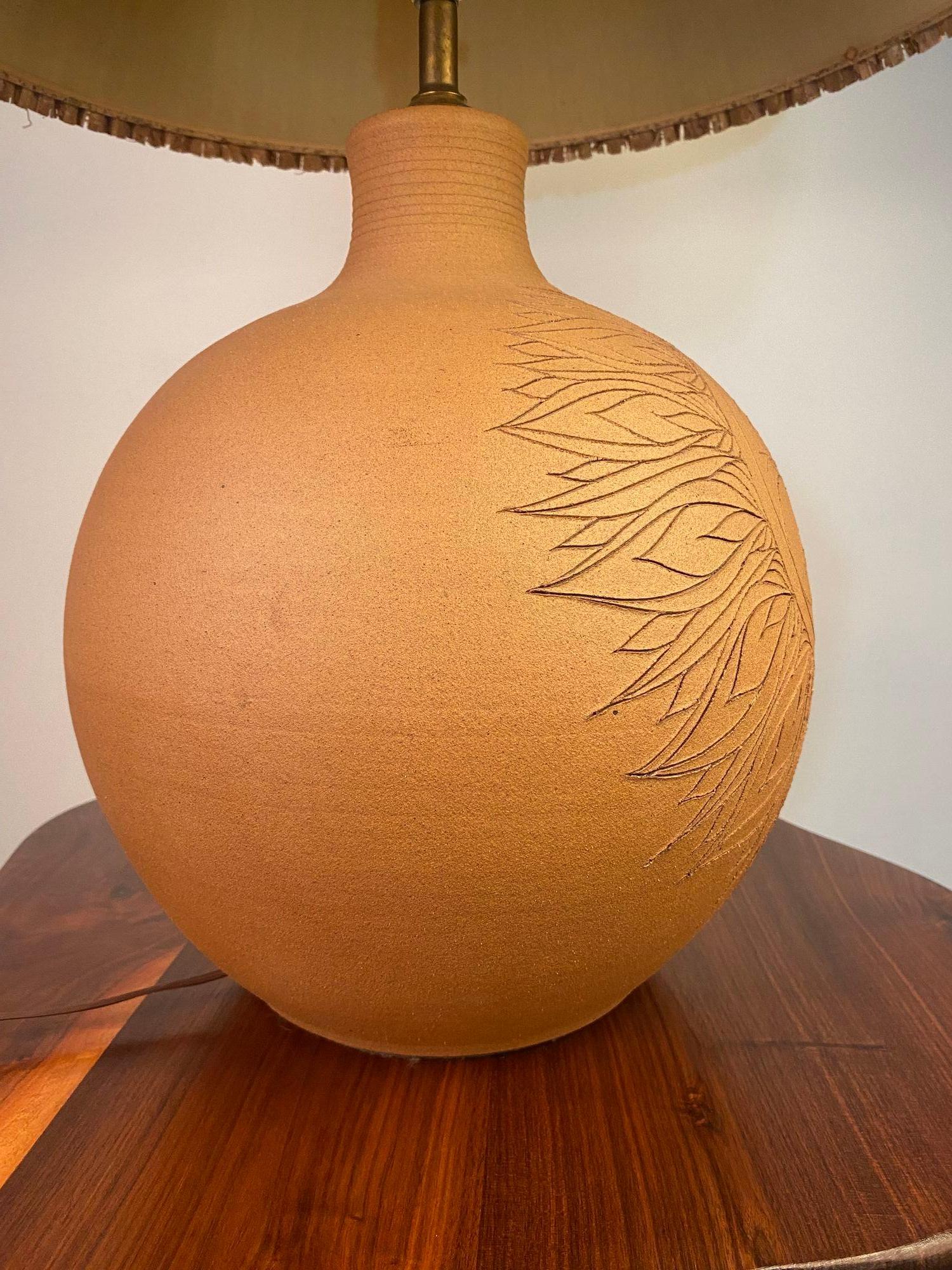 Ceramic Sun Lamp by Larry & Terry Brown en venta 1