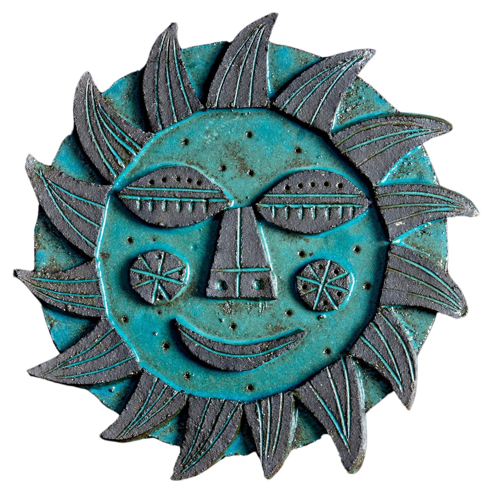 Ceramic Sun Scpulture by Peter Stemmler, Germany - 2023