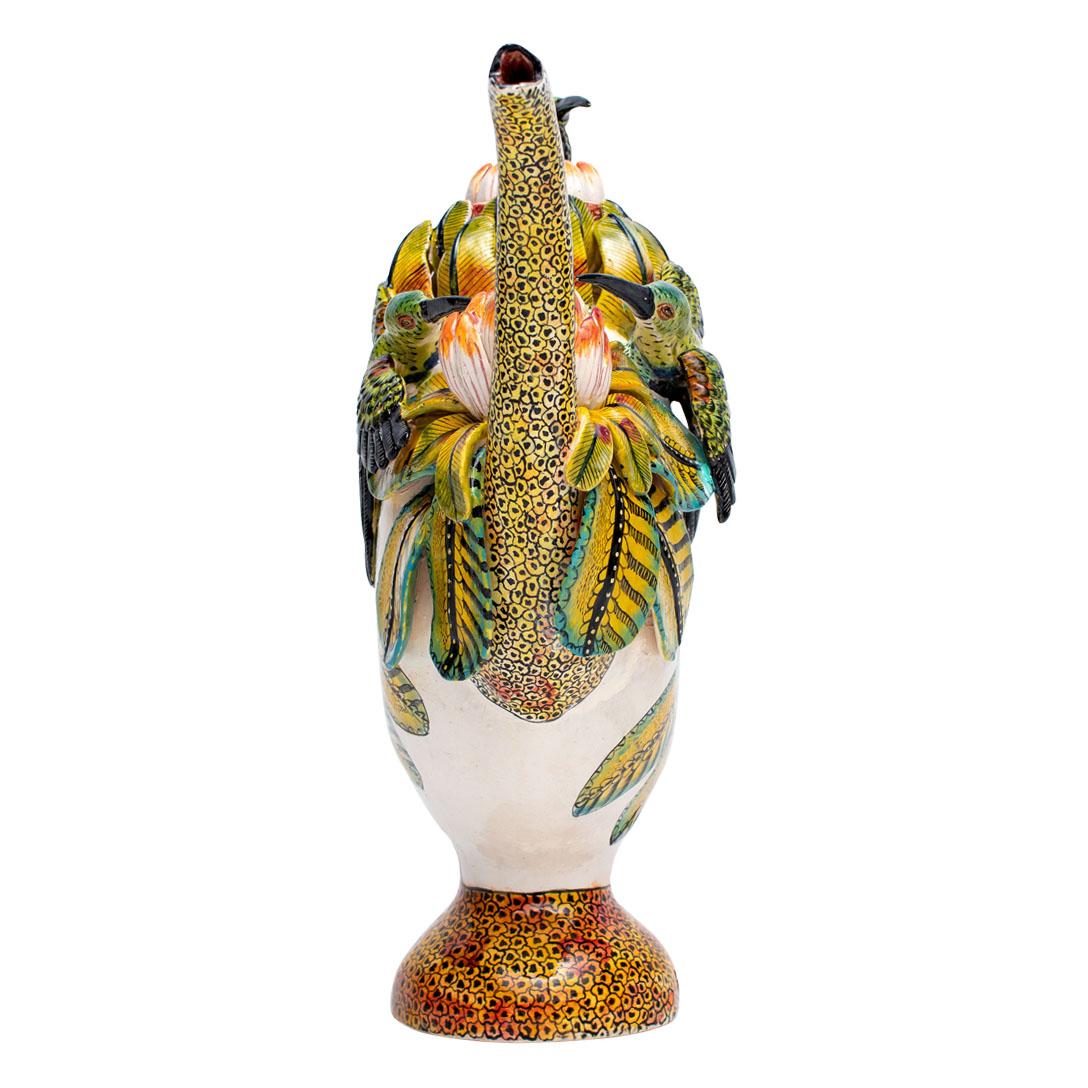Ceramic Sunbird Teapot , hand made in South Africa 1