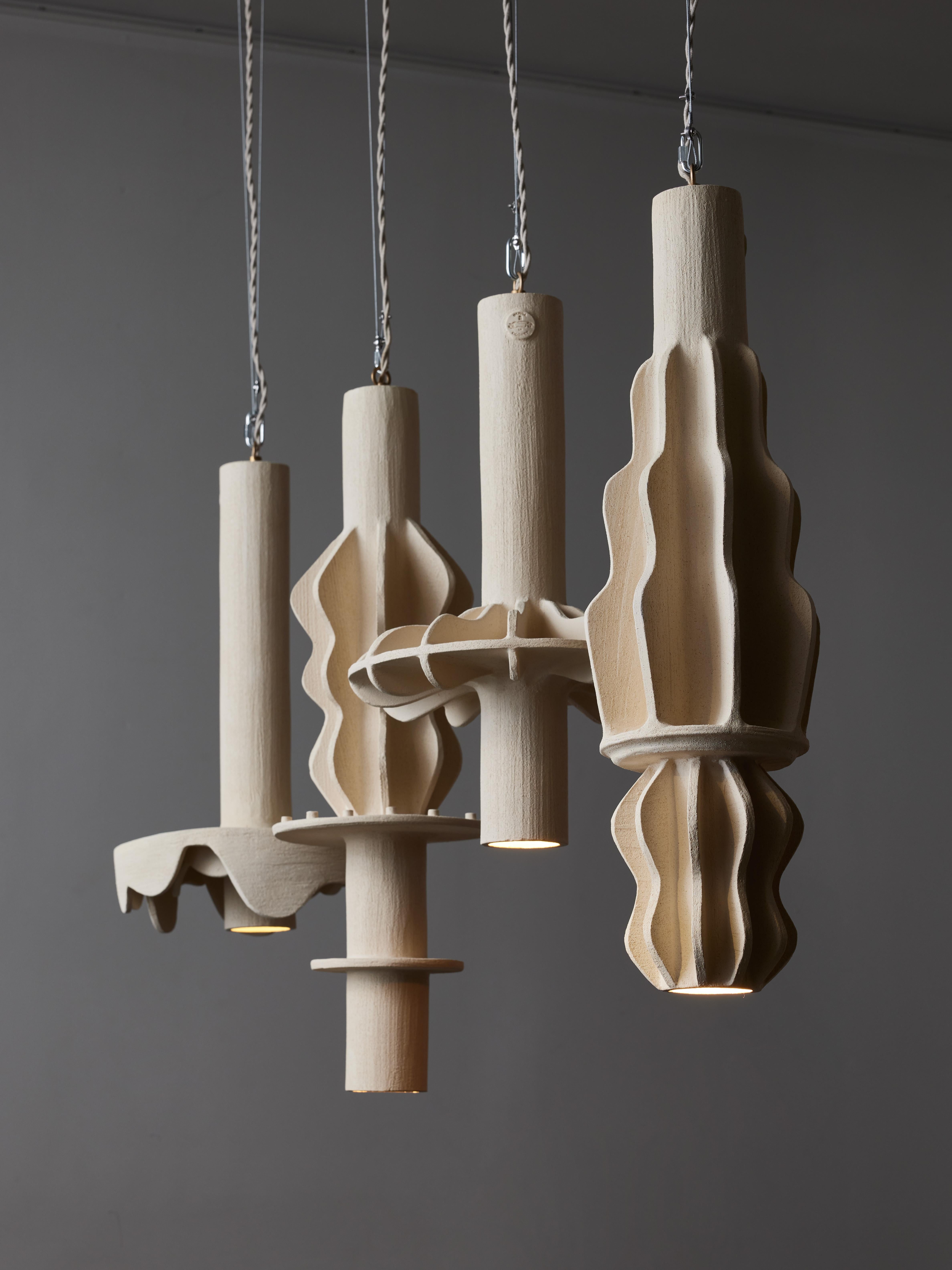 Modern Ceramic Suspensions by Olivia Cognet For Sale